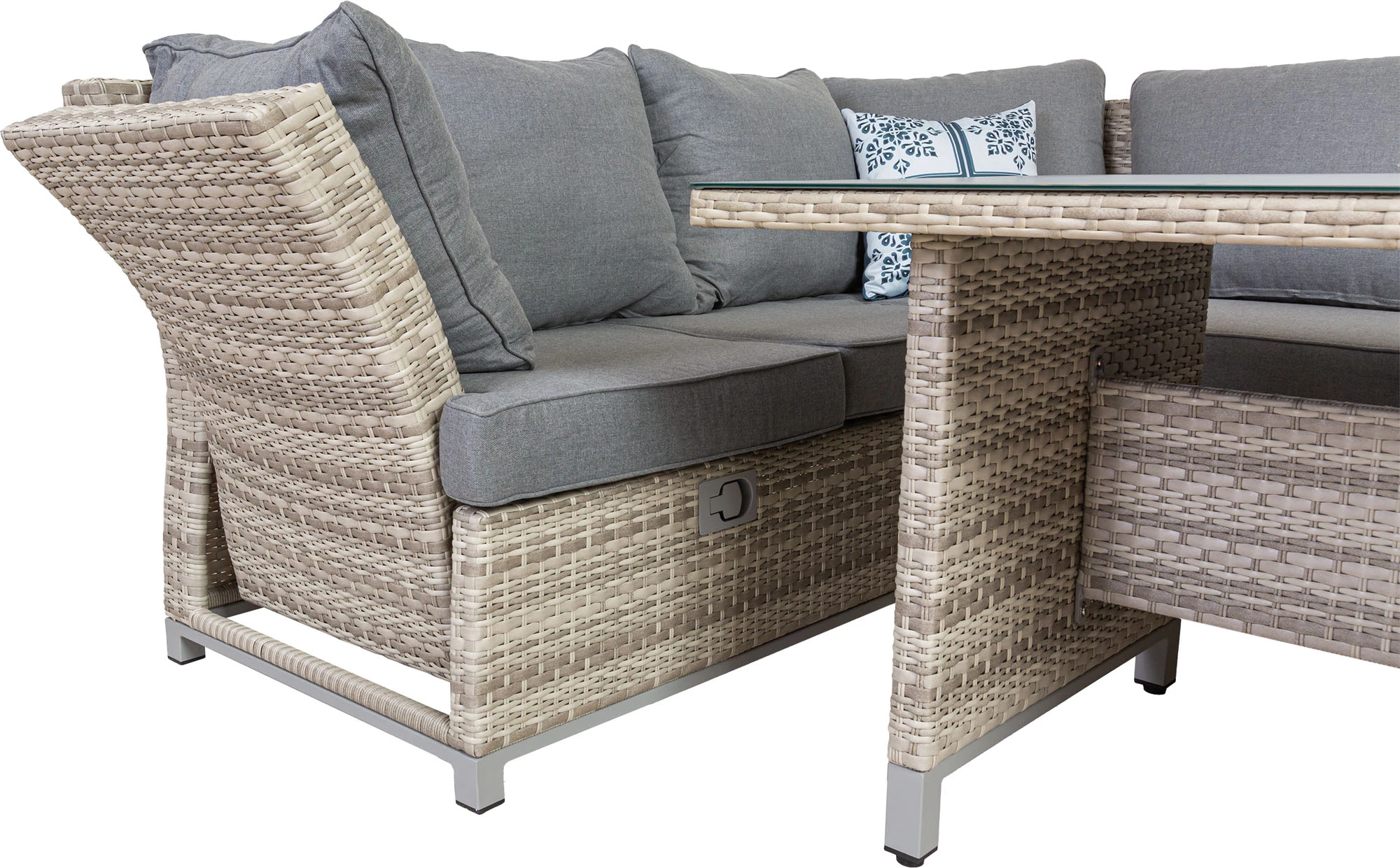 Primaster Dining Lounge Möbelset Tulum Inkl. Allwetter Kissen 5 Primaster Dining Lounge Möbelset Tulum Inkl. Allwetter Kissen – Bild 3