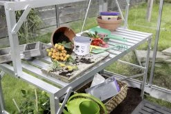 Vitavia Alutisch 121 X 54 X 76 Cm Aluminium 1 Ablage