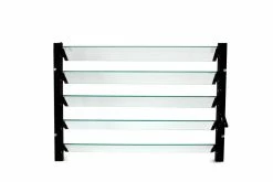 Vitavia Lamellen-Wandfenster 61 X 45 Cm Schwarz