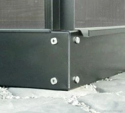 Vitavia Fundamentrahmen 3800 192 X 192 Cm Schwarz 12,5 Cm Hoch