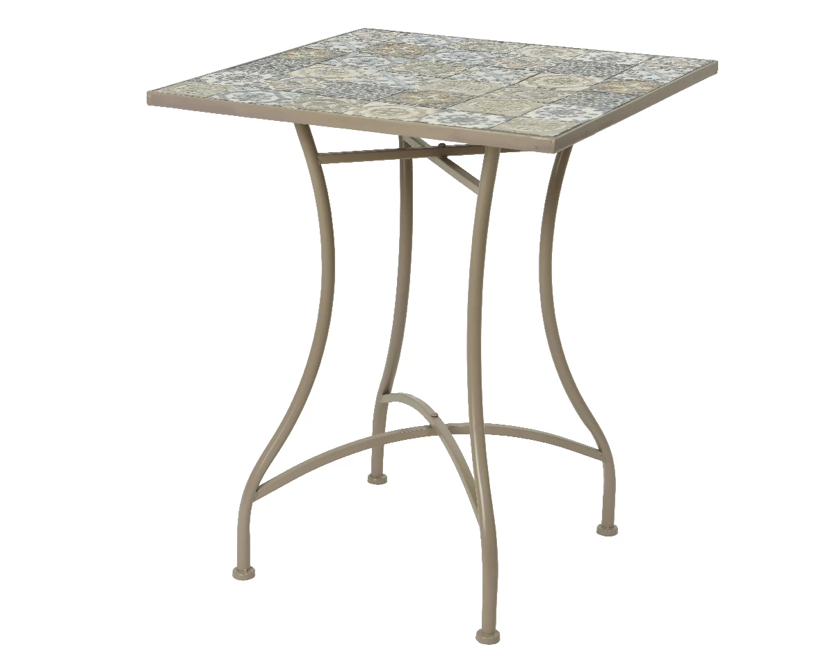 TrendLine Metall Bistrotisch Toulouse Mit Mosaiktischplatte 3 TrendLine Metall Bistrotisch Toulouse Mit Mosaiktischplatte