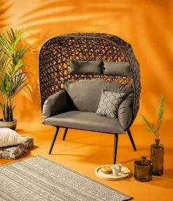 Weitere Egg Chair Palermo Braun