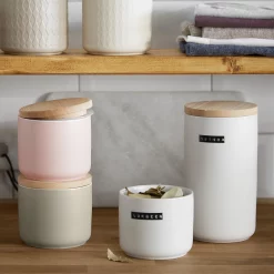 Springlane Keramik Vorratsdosen-Set — 2-tlg. 14 Springlane Keramik Vorratsdosen-Set — 2-tlg. -KitchenAid Sales 943266 SPLK Keramik Vorratsdose mit Holzdeckel sweet scandi 10 1 x 18 3 cm weiss 07Mzgw8NWYx8pIG 1280x1280