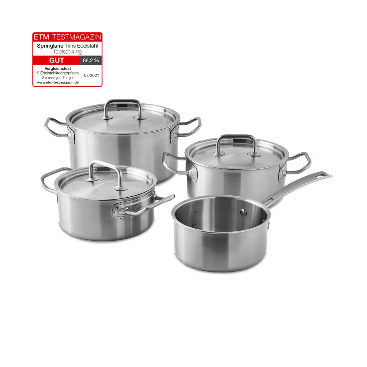 TimMälzer Tims Edelstahl Topfset 4-tlg 3 TimMälzer Tims Edelstahl Topfset 4-tlg