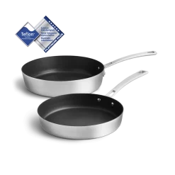 TimMälzer Tims Edelstahl Bratpfannen-Set 2-tlg.