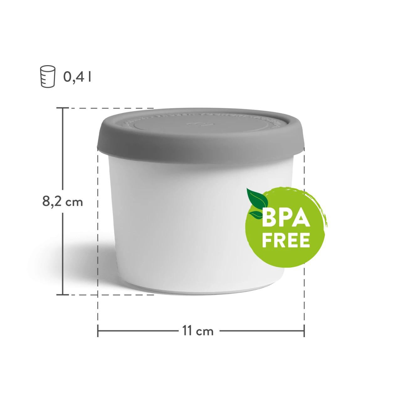 Springlane Eisbehälter Für Speiseeis Mini 4er-Set 4 Springlane Eisbehälter Für Speiseeis Mini 4er-Set – Bild 2