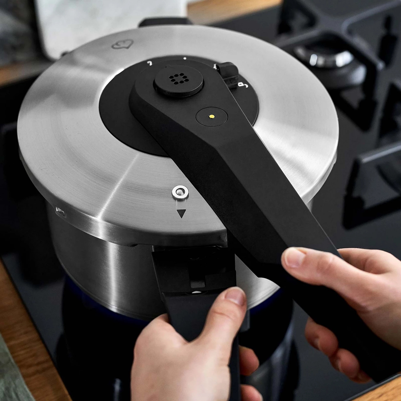 Springlane Edelstahl Schnellkochtopf — 6,0 L 6 Springlane Edelstahl Schnellkochtopf — 6,0 L – Bild 4