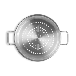 Springlane Edelstahl Kochtopf — 11,0 L Inkl. Dampfgarer Und Nudelsieb Mit Glasdeckel -KitchenAid Sales 944176 944179 Springlane Edelstahl Kochtopfe Freisteller Gareinsatz Topshot 1600px 1280x1280