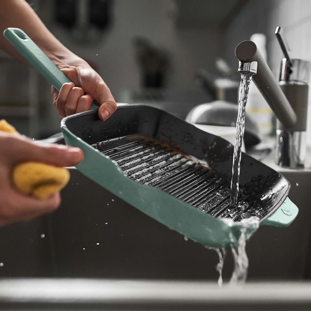 Springlane Gusseisen Grillpfanne 9 Springlane Gusseisen Grillpfanne – Bild 7