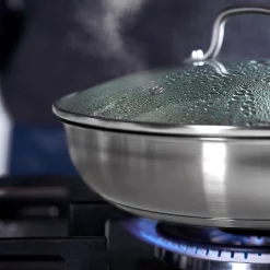 Springlane Edelstahl Bratpfanne — 20cm Mit Glasdeckel -KitchenAid Sales 944197 Springlane Edelstahl Bratpfannen alle Gr ssen Moodbild 04 Dampfloch frontal 1600px 1280x1280