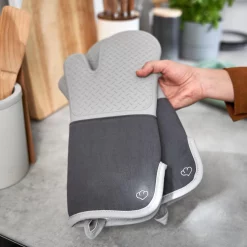 Springlane Ofenhandschuhe-Set 2-tlg. -KitchenAid Sales 944717 Springlane Textilien Handschuhe grau Farbvariante 01 1600 1280x1280