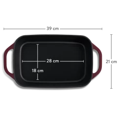 Springlane Gusseisen Auflaufform -KitchenAid Sales Auflaufform Masse Rot 1280x1280