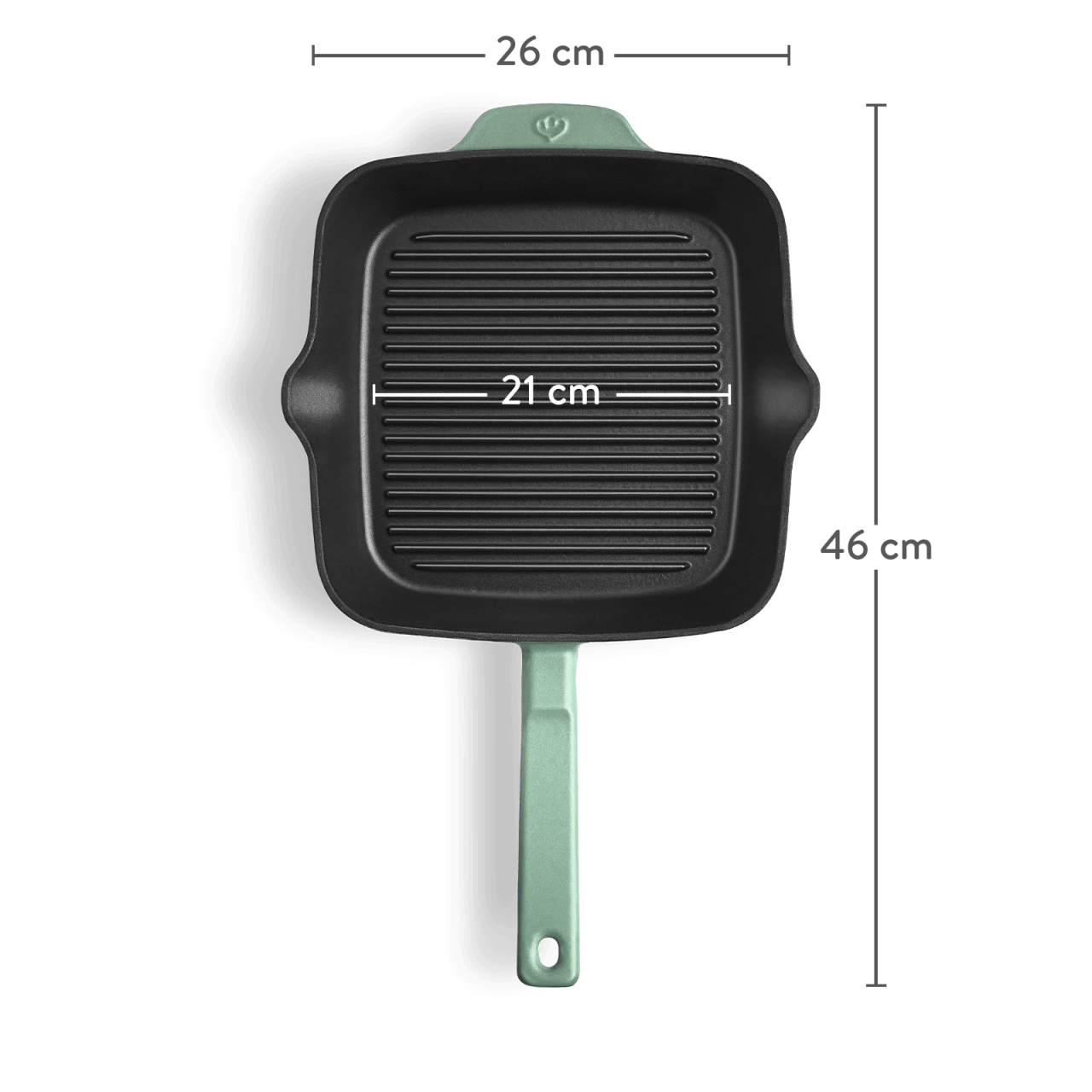 Springlane Gusseisen Grillpfanne 4 Springlane Gusseisen Grillpfanne – Bild 2