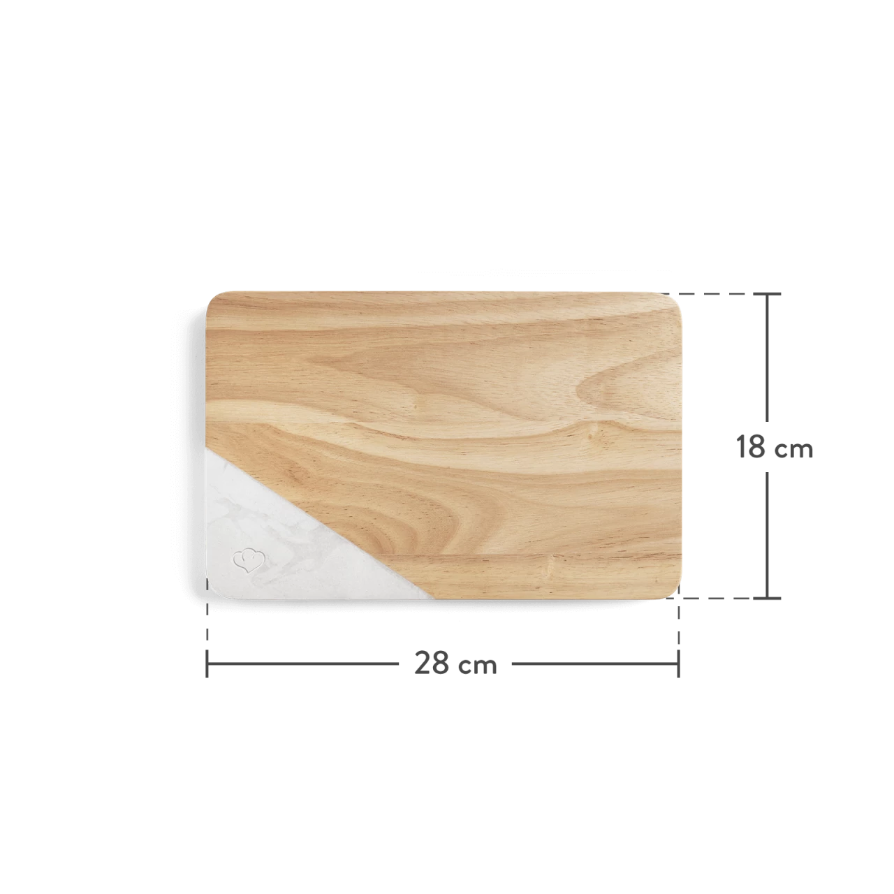 Springlane Frühstücksbrettchen 2er-Set Holz & Marmor 4 Springlane Frühstücksbrettchen 2er-Set Holz & Marmor – Bild 2