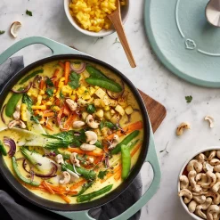 Springlane Gusseisen Cocotte — Rund 28 Cm 15 Springlane Gusseisen Cocotte — Rund 28 Cm -KitchenAid Sales Springlane Cocotte rund mint veganes Curry 1280x1280