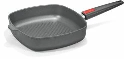Woll Induktion Line Guss-Steakpfanne Viereckig 28x28 Cm 6,5 Cm Hoch Mit Rillen