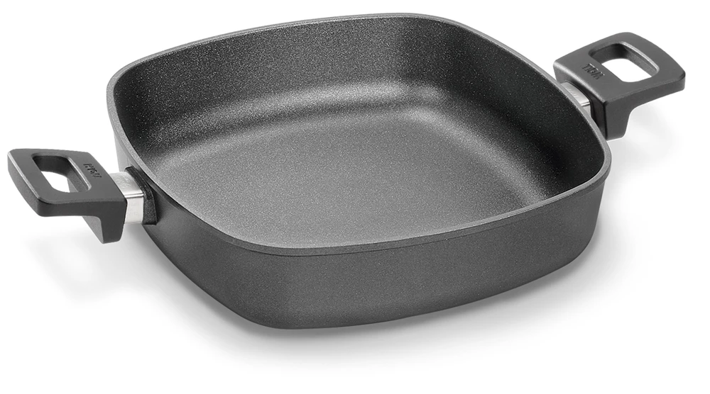 Woll Induktion Line Gusspfanne Viereckig 28x28 Cm 6,5 Cm Hoch Mit 2 Seitengriffen 3 Woll Induktion Line Gusspfanne Viereckig 28x28 Cm 6,5 Cm Hoch Mit 2 Seitengriffen